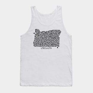 State of Oregon Maze Tank Top